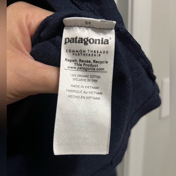 Patagonia Men’s Organic Cotton Henley Long Sleeve Shirt Navy Blue Size L Cozy - Picture 5 of 9